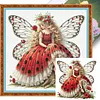 Butterfly Fairy-11CT Stamped Cross Stitch 45*45cm/17.72*17.72in