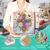 (Pre-Framed)Flower Cross-Special Shape Diamond Painting Kit(29x29cm)