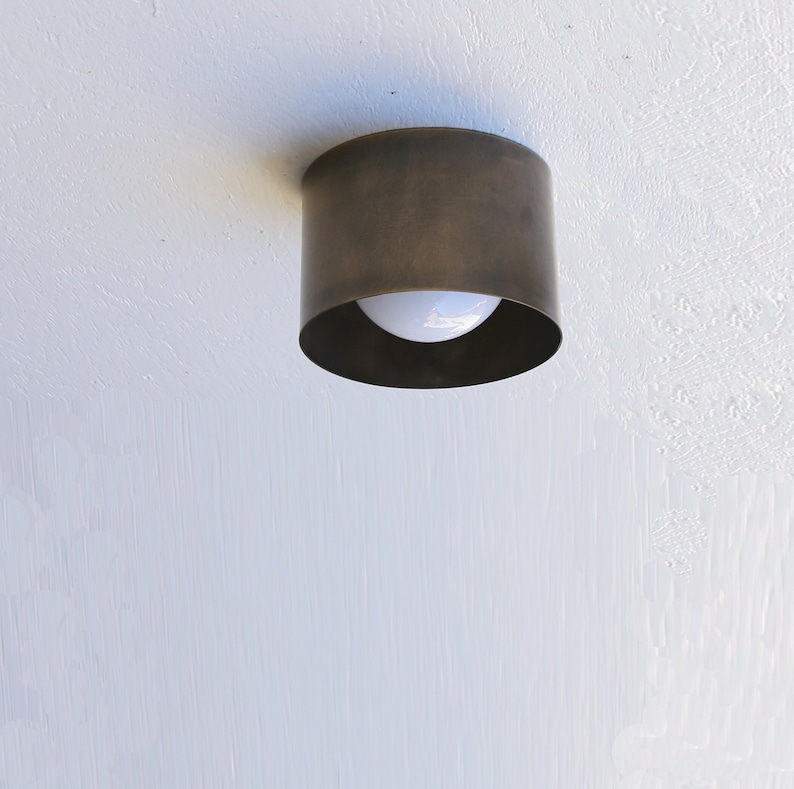 Brass Cylinder Ceiling Spot Light JOSENART Josenart