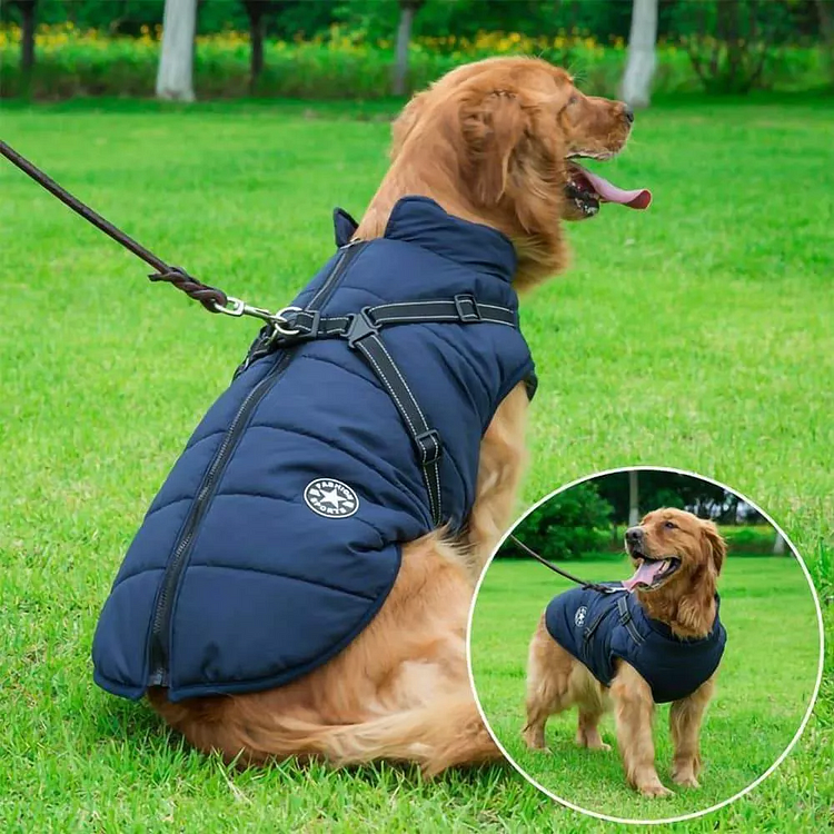 Warm Winter Dog Coat - Waterproof Fleece Dog Coat