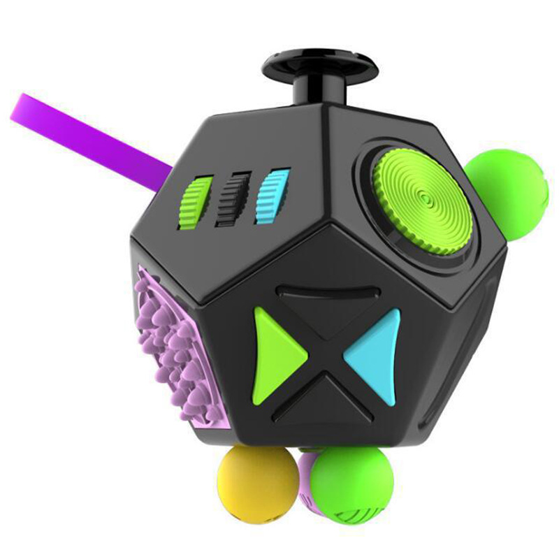 

12-Sided Decompression Magic Dice Cube Toy, 501 Original