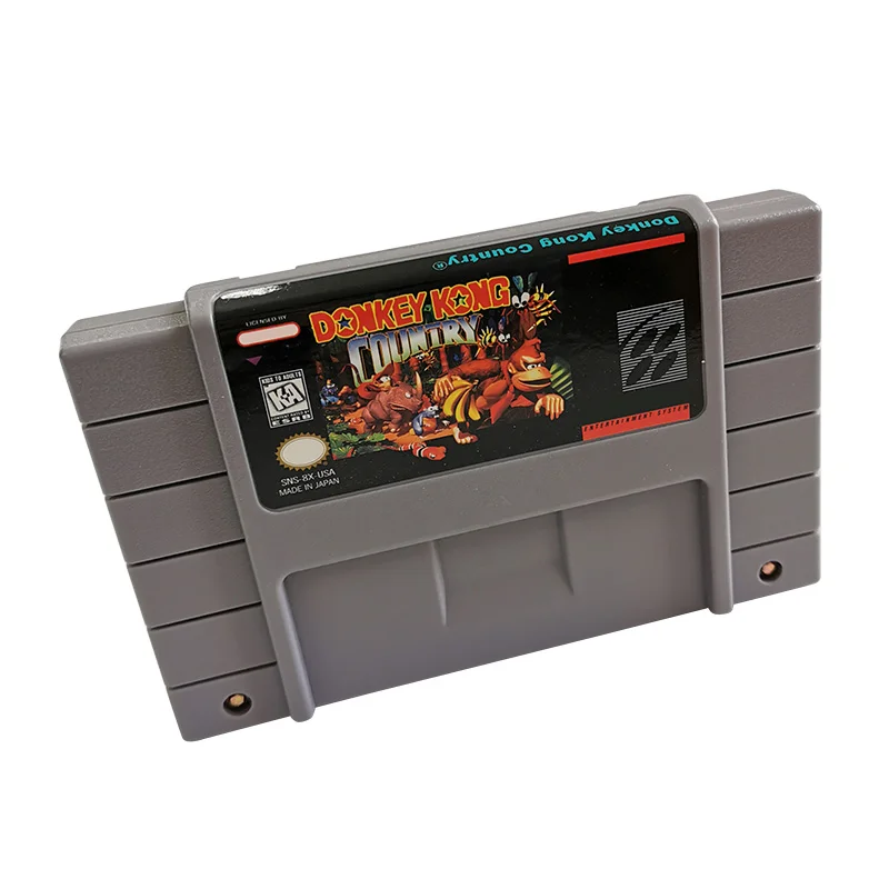 Donkey Kong Country SNES For Super Nintendo Entertainment System - 16 Bit US Version Game Cartridge