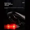 Red LED Bicycle Brake Light IP55 Waterproof Night Cycling Taillight for MTB
