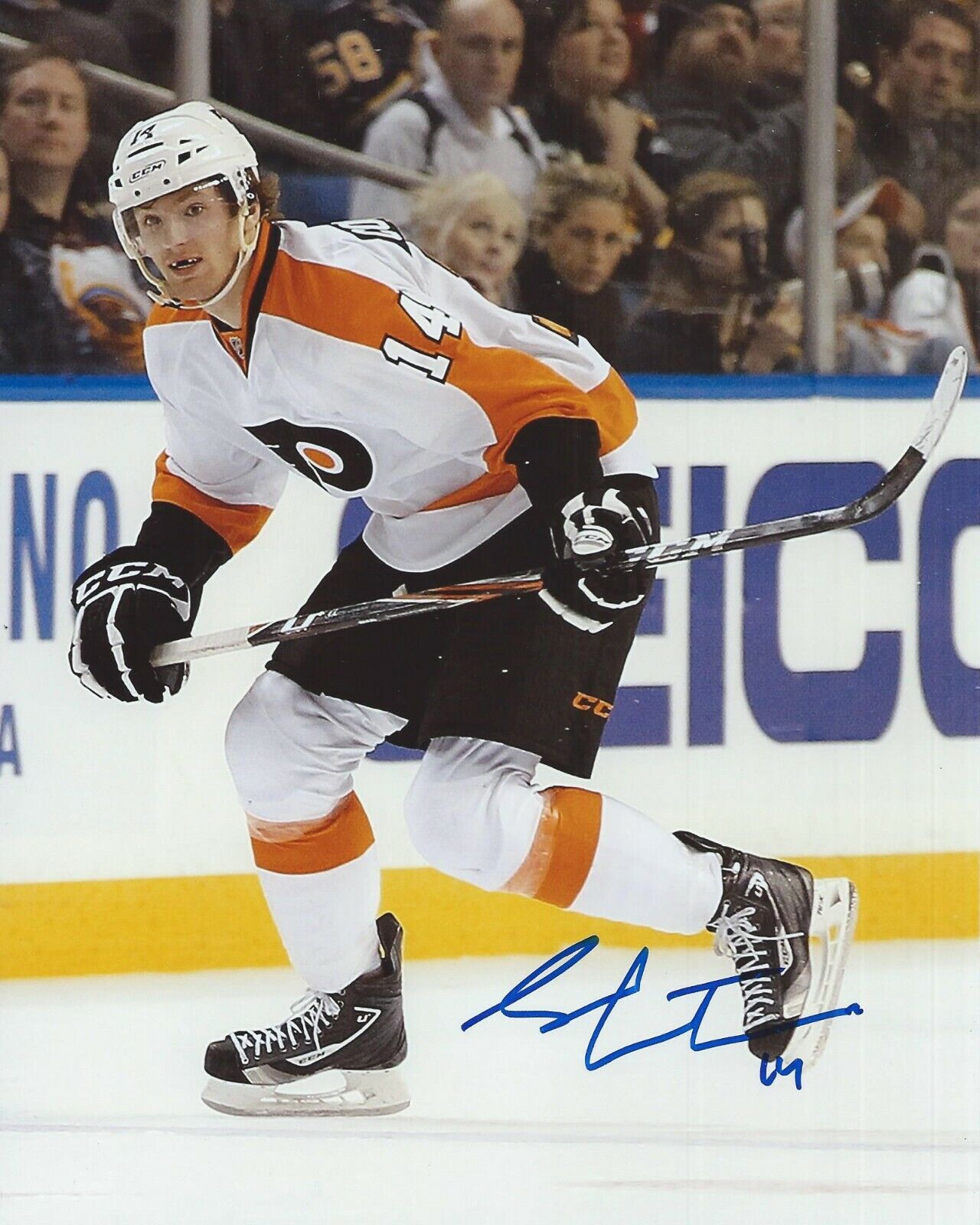 Sean Couturier Signed 8×10 Photo Poster painting Philadelphia Flyers Autographed COA