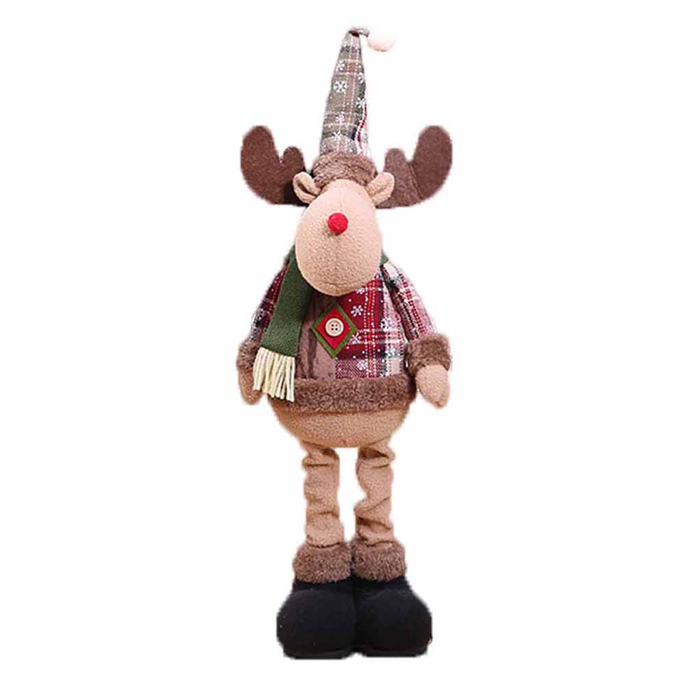

Christmas Dolls, Stretchable Elk Doll for Window Home Decoration Ornament, 501 Original