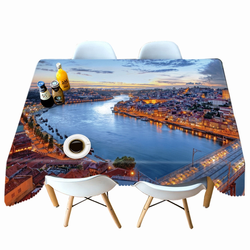 

Seascape World - 3D Tablecloth, 140*140cm, 501 Original
