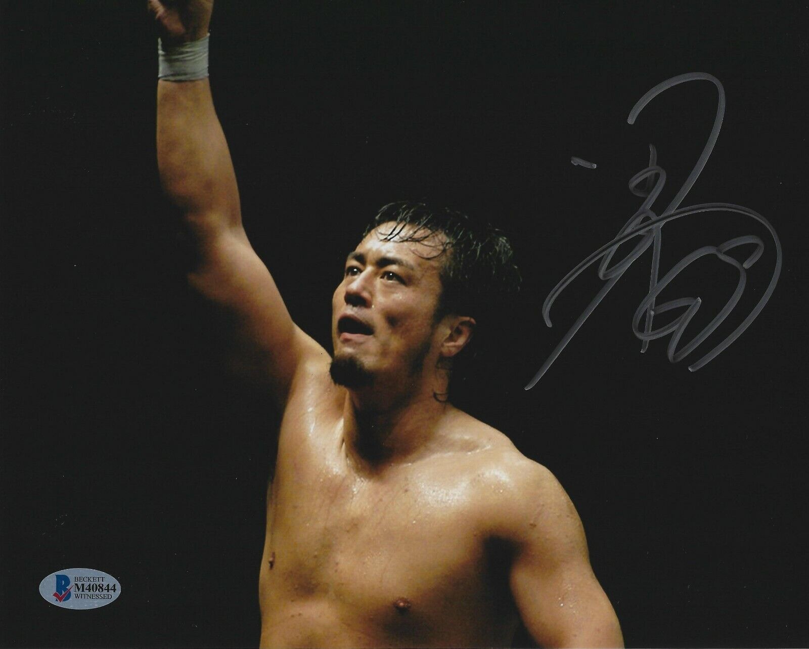 Ryusuke Taguchi Signed 8x10 Photo Poster painting BAS COA New Japan Pro Wrestling Picture Auto D