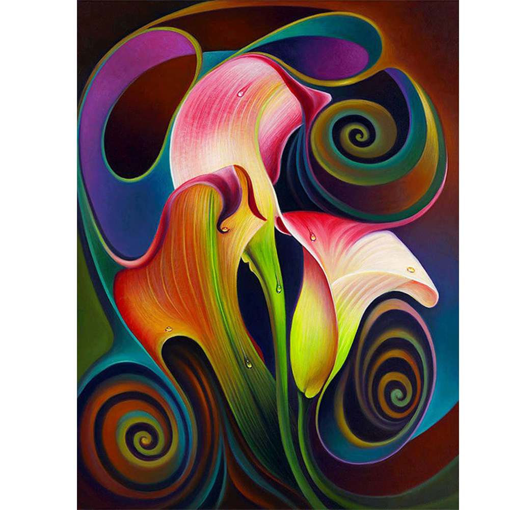 

Calla Lily - Round Drill Diamond Painting - 30*40CM, 501 Original