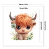 Cute Calf - 18CT Stamped Cross Stitch 30*30cm/11.81*11.81in