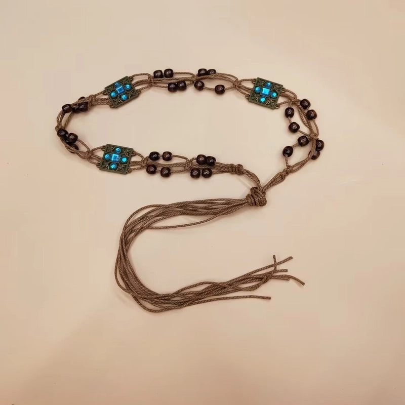 Casual Butterfly Cotton Women’s Woven Belts