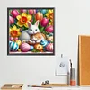 Diamond Painting-DIY Full Round Drill Easter Rabbit(40x40cm)