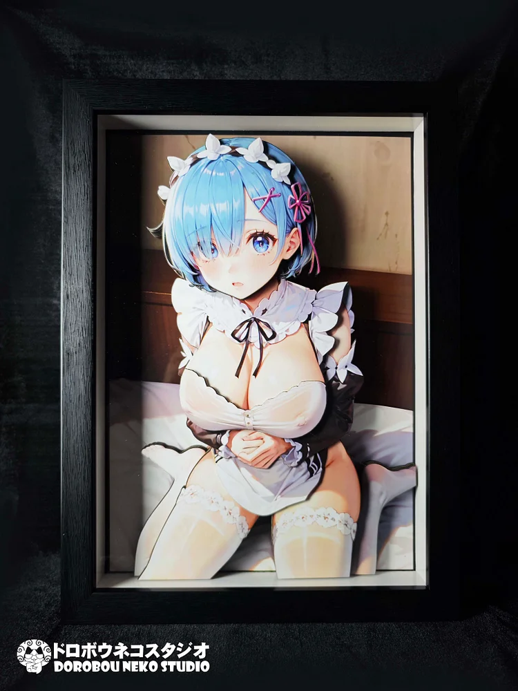 Dorobou Neko Studio -  Re:Starting Life From Zero in a Different World - DSMG-078 Rem 3D Decorative Painting Scene(Adult 18+)-