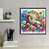 Fleur tigre-partiel sp&eacute;cial diamant peinture-30 * 30cm