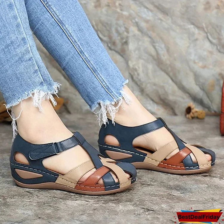 Fashion Women Sandals Waterproo Sli On Round Female Slippers Casual Comfortable Outdoor Fashion Sunmmer Plus Size Shoes Women