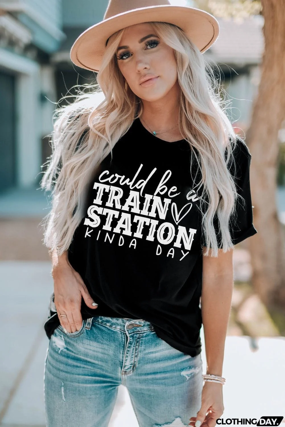 Could be a TRAIN STATION KINDA DAY Graphic Tee