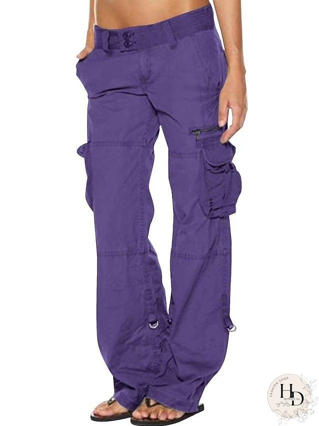 Streetwear-Inspired Black Cargo Pants