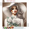 Diamond Painting-DIY Crystal Rhinestone Elegant Girl