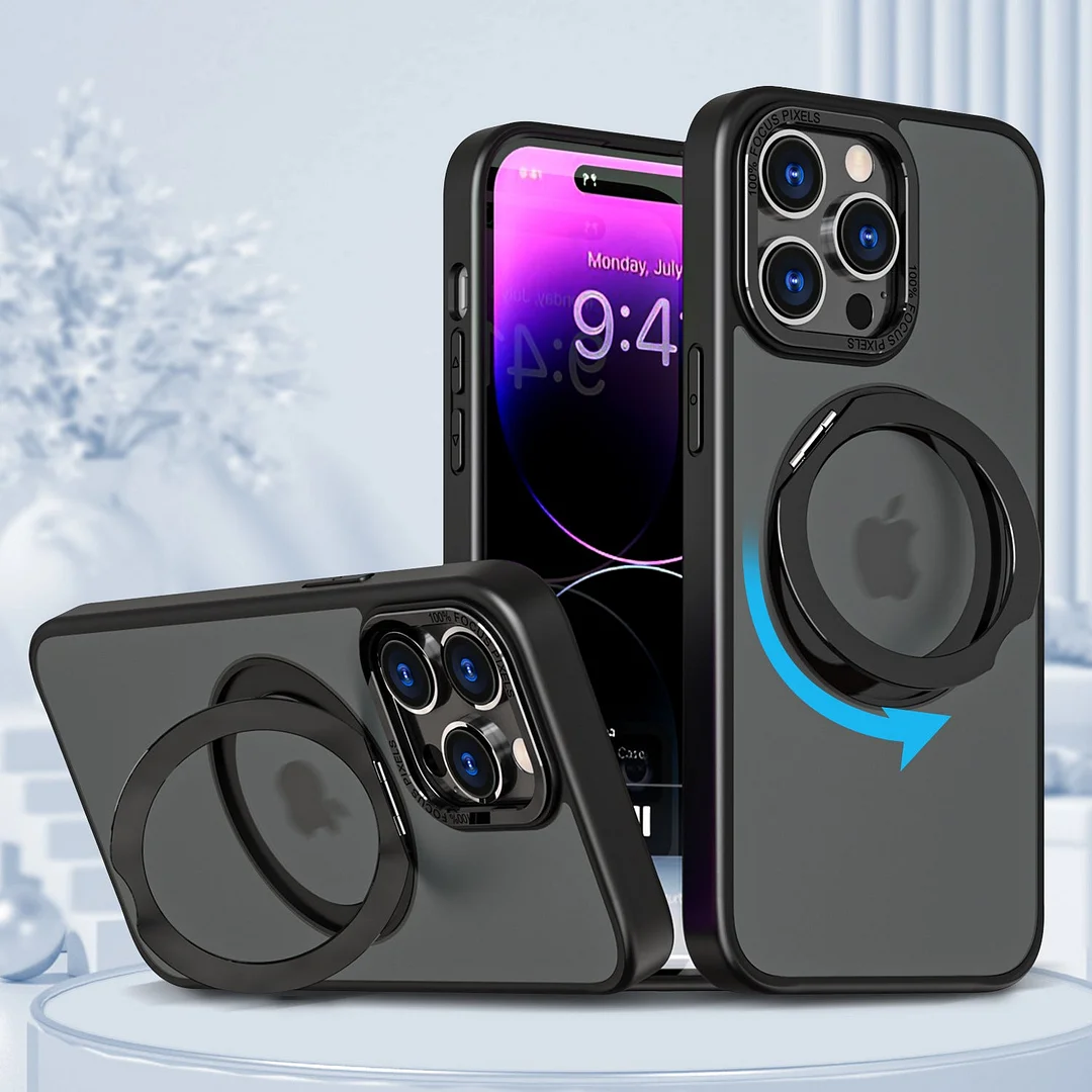 Neu Für iPhone 16/15/14 Serie Magnetische Rotierenden Halterung Handy Fall