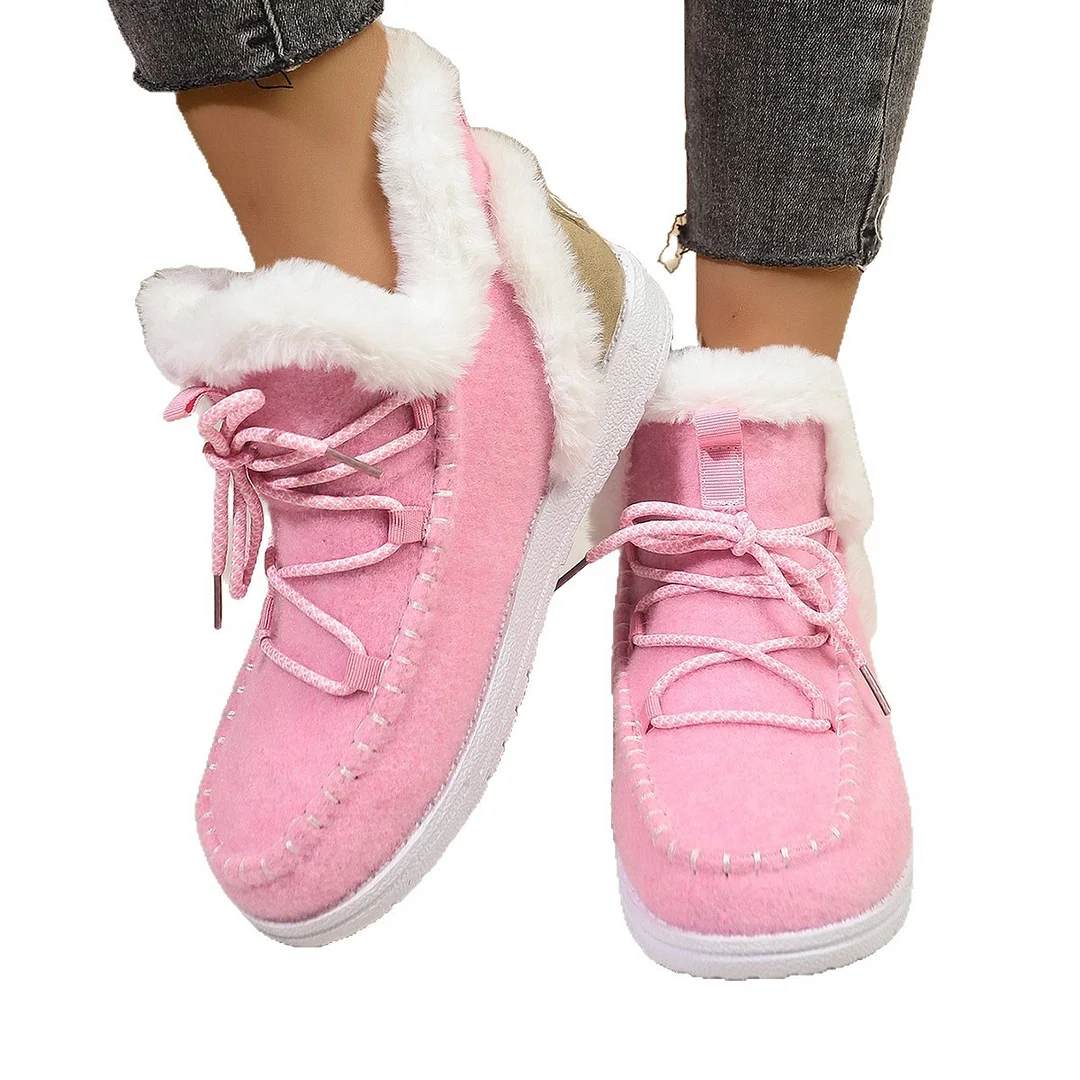 Breakj Breakj Snow Boots Women 2025 Winter New Warm And Anti-Slip In Add-On Cotton Boots With Waterproof And Tuff Boots