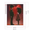 Peinture diamant diamant couple foret carré de la Saint-Valentin-35*45cm