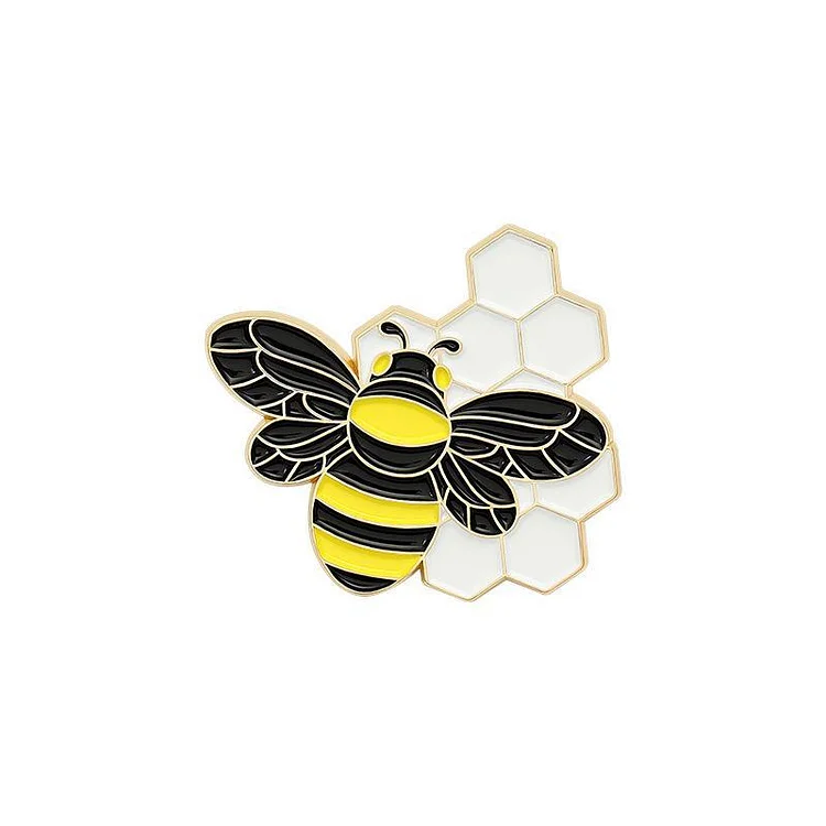 Hardworking Bee Pins