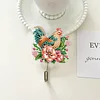 6pcs/set DIY Special-shaped Diamond Painting Wall-mounted Key Hook Kit (Chicken)