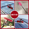 [US Local Warehouse] 11pcs Extended Window Cleaning Kit Easy To Use Telescopic Water Supply Brush Kit