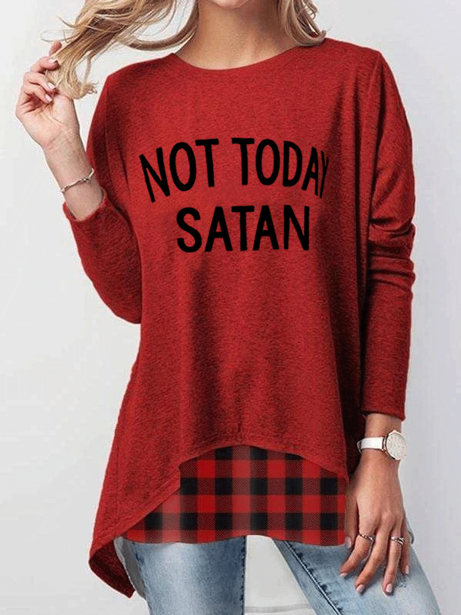 NOT TODAY SATAN T-shirt