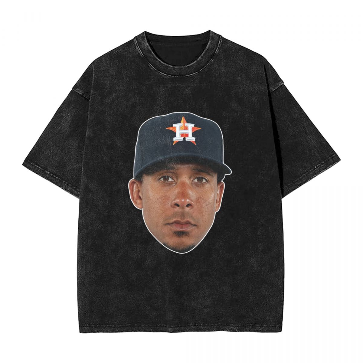 Houston Astros Michael Brantley Washed Oversized Vintage Men's T-Shirt