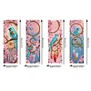 4Pcs DIY Dream Catcher Bird Special Shape Diamond Painting Bookmark