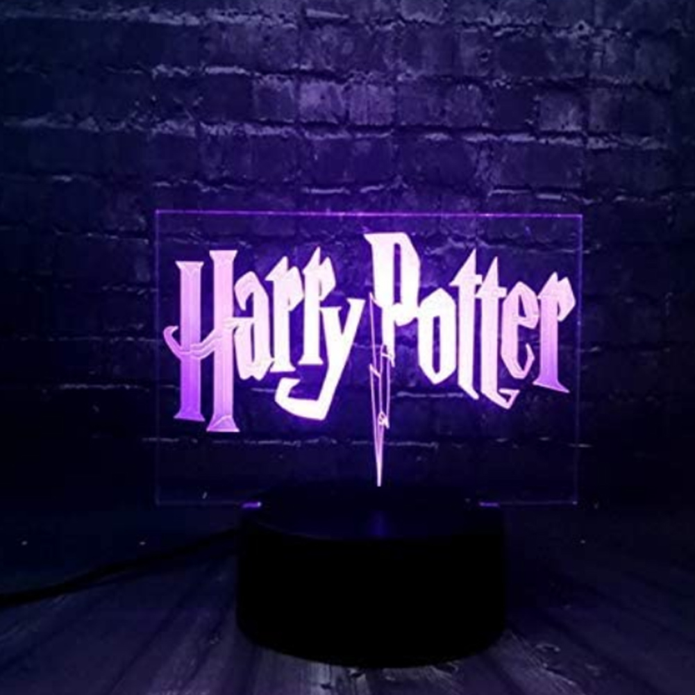 

3D night light Harry Potter logo creative colorful led table lamp, 501 Original