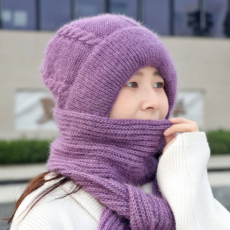 🎄EARLY CHRISTMAS SALE  Integrated Ear Protection Windproof Cap Scarf