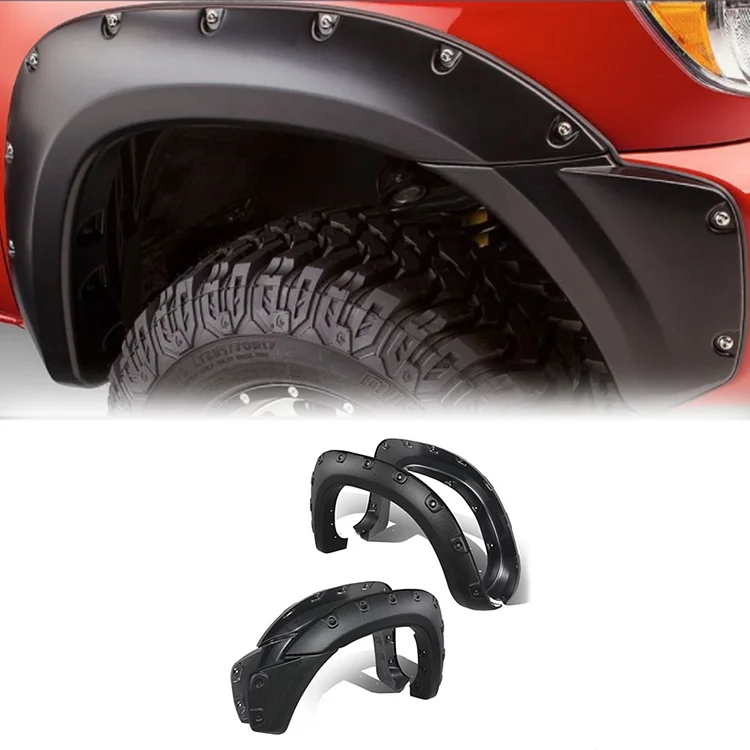 ITN Auto Popular 4x4 Auto Accessories ABS Truck Fender Flares For 2012-2015 Toyota Tacoma Fender Flares ITN Auto