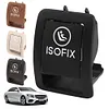 Child Seat ISOFIX Switch Cover 2059200806 for Benz C Class W253 15-21 (Black)