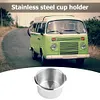 1pc Stainless Steel Cup Drinking Holder for Marine Boat Car Truck Camper