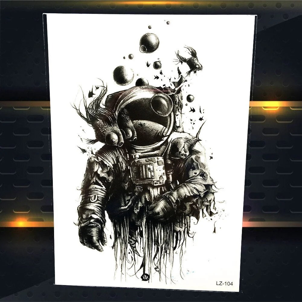 New Beautiful Diamond Whale Dolphin Temporary Tattoo Waterproof 3D Arrow Fish Tatoo For Men Women Body Art Fake Tattoo Stickers