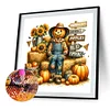 (40*40cm)Scarecrow Pumpkin - Full Square Drill Diamond Painting