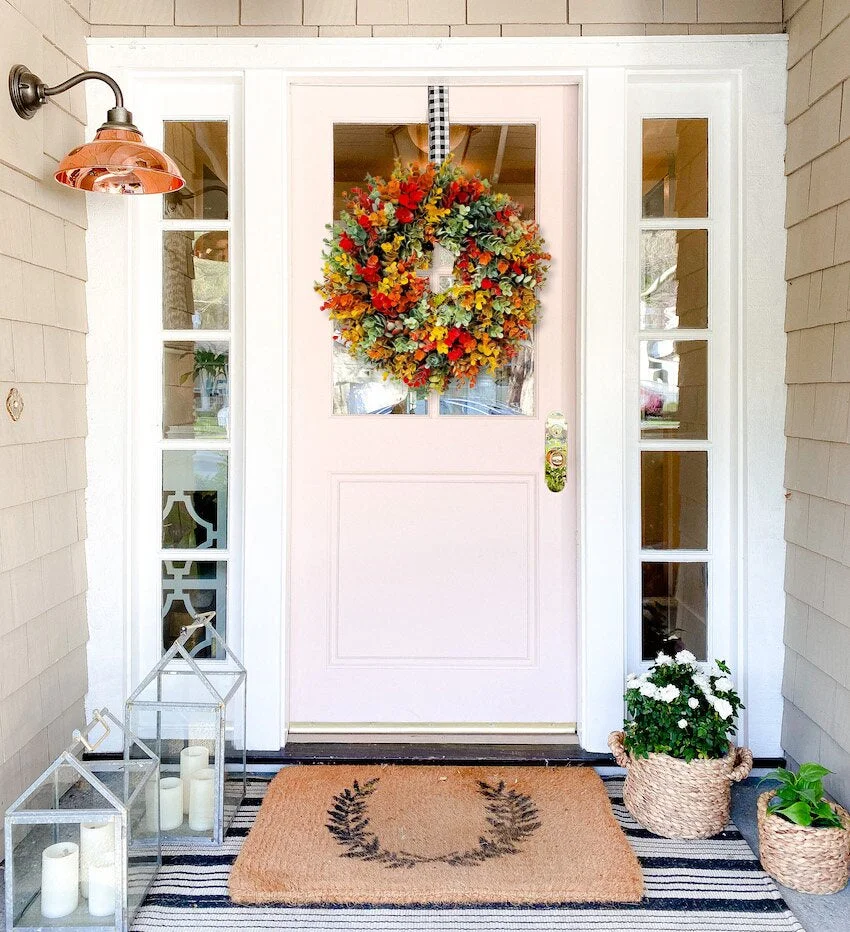 Fall Eucalyptus Farmhouse Wreath