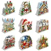 Acrylic Double Sided Christmas 5D DIY Diamond Art Paper Towel Storage Rack Decor Napkin Holder Kit