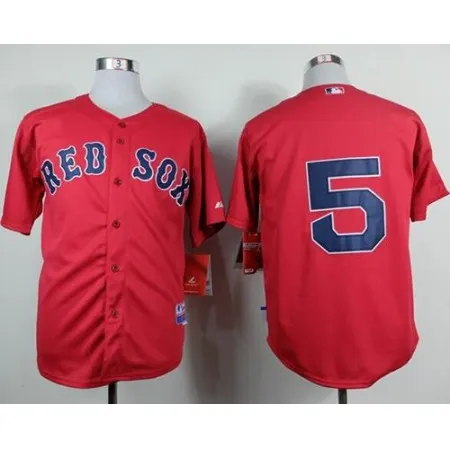 Red Sox #5 Allen Craig Red Cool Base Stitched MLB Jersey