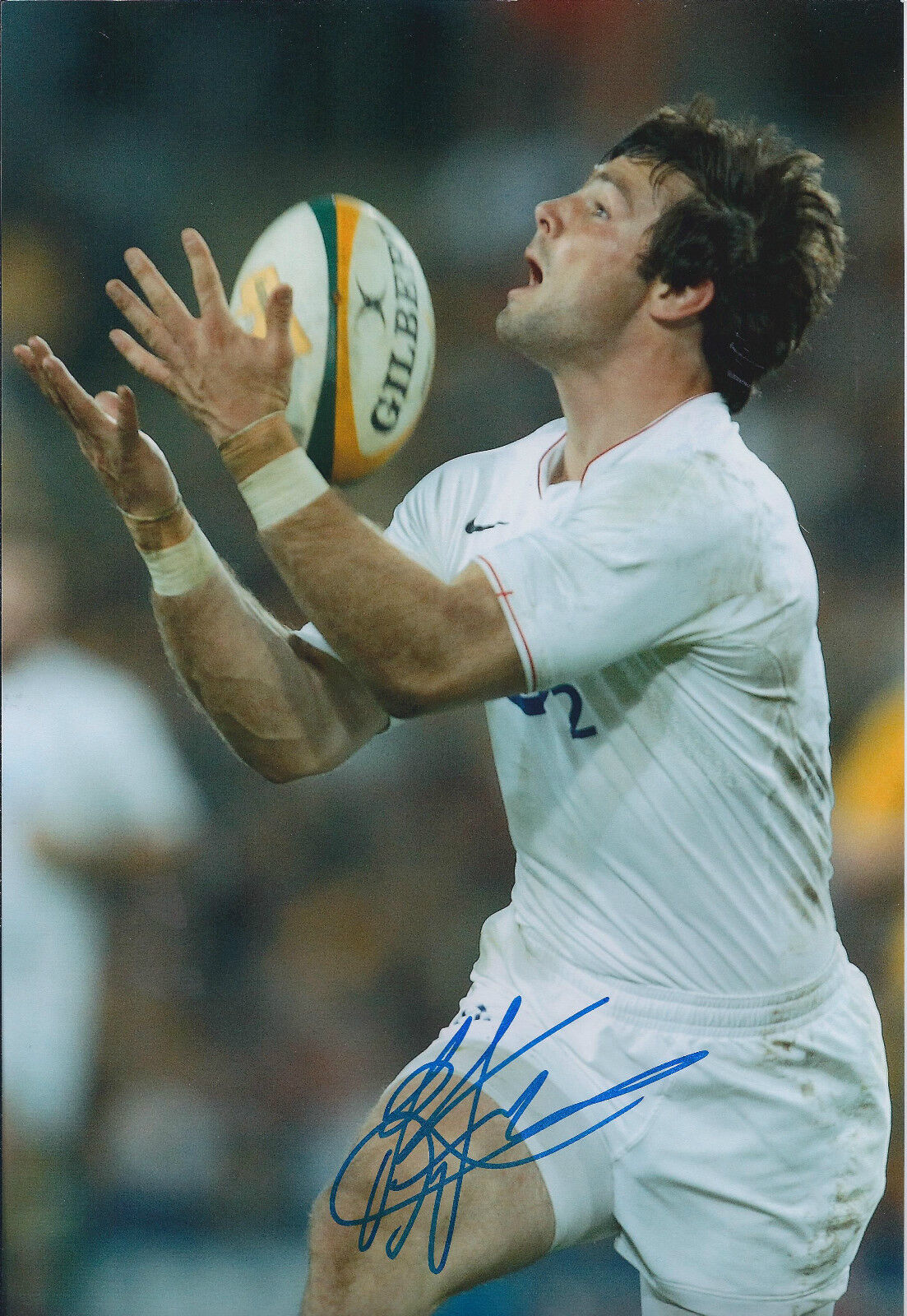 Ben FODEN Signed Autograph 12x8 Photo Poster painting AFTAL COA RUGBY RFU England AUTHENTIC