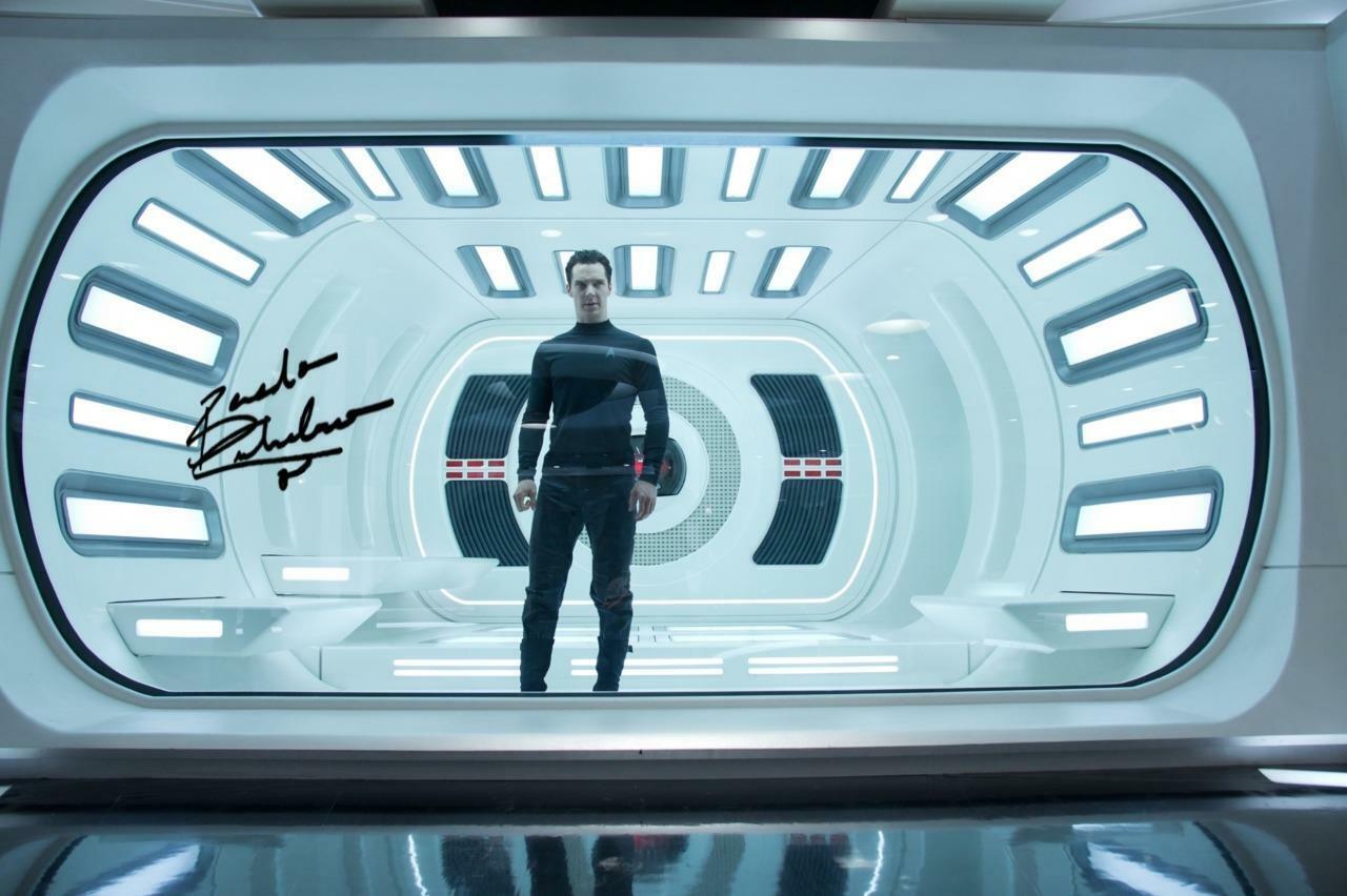 BENEDICT CUMBERBATCH Khan Star Trek into Darkness SIGNED 10 X 8