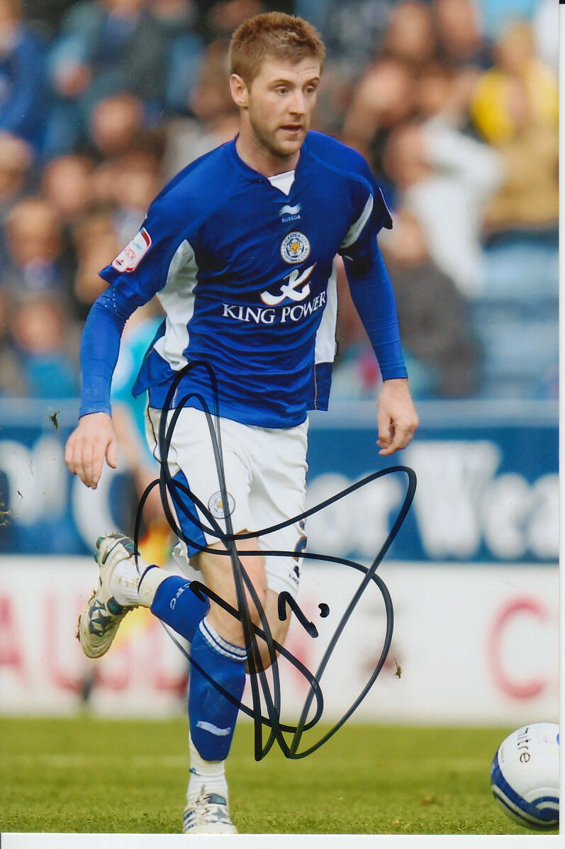 LEICESTER CITY HAND SIGNED PAUL GALLAGHER 6X4 Photo Poster painting 8.