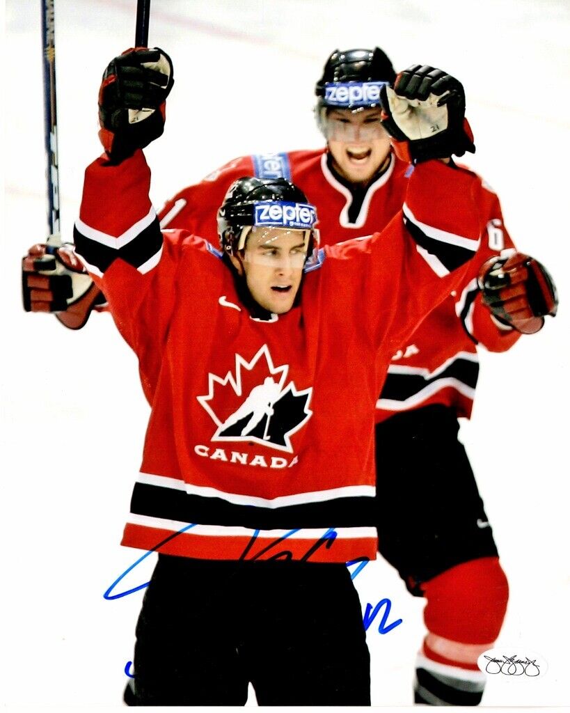 Simon Gagne Signed - Autographed Team Canada 8x10 Photo Poster painting - JSA Sticker of Aproval