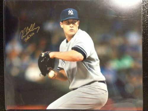 Autographed/Signed CHASE WHITLEY Yankees Prospect 16x20 Photo Poster painting Insc. John 3:16