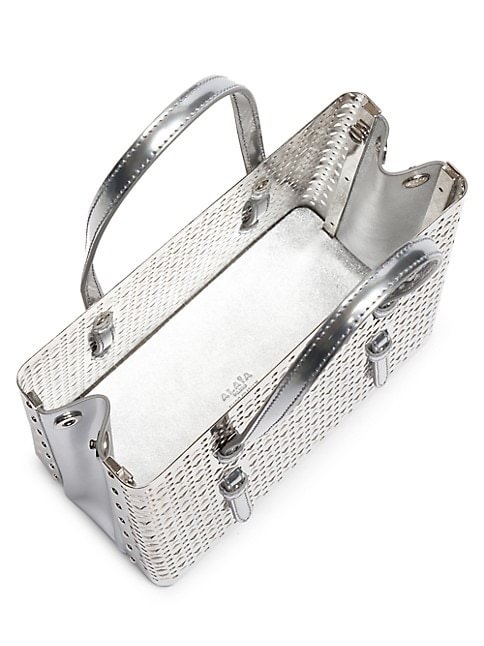 Ala&iuml;a Mina 20 Laser-Cut Leather Satchel 3.8 out of 5 Customer Rating