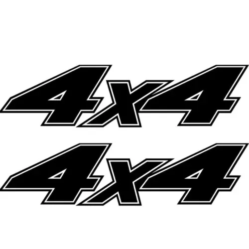 Dronehint 4X4 Off Road Stickers Vinyl Tailgate Decals For Car Side Body Door Decor Parts (For: GMC) Parts