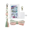 Daisy Flower Keychain Making Kits with Instruction Macrame Keychain Kit DIY Macrame Kits for Beginners Adults Handbags DIY Ornament Decor