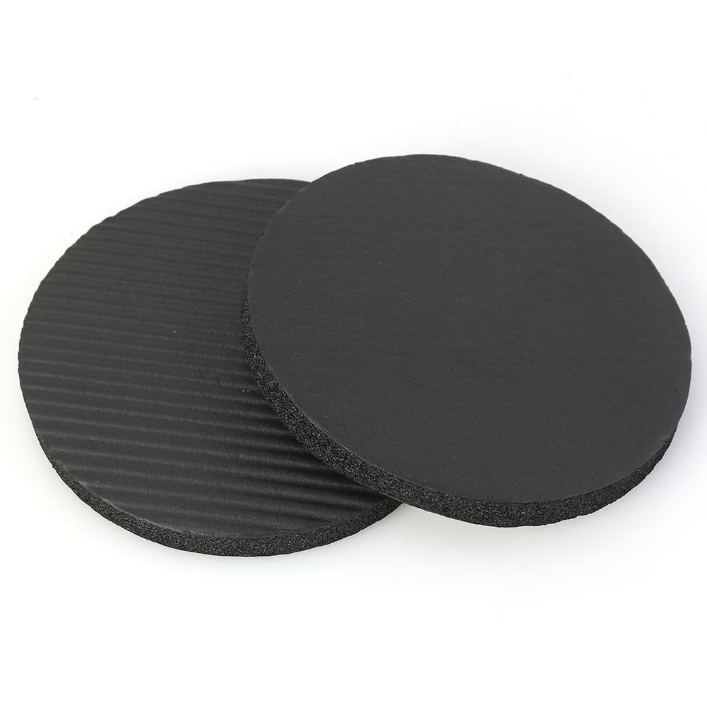 

2x Plank Workout Round Knee Pad Fitness Push-up Yoga Rebound Mat (Black, 501 Original