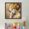 Gloden Woman-14CT Stamped Cross Stitch 50*50cm tapestrymarket